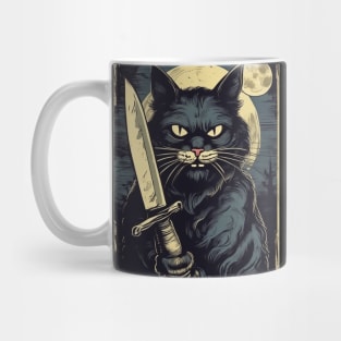 scary cat Mug